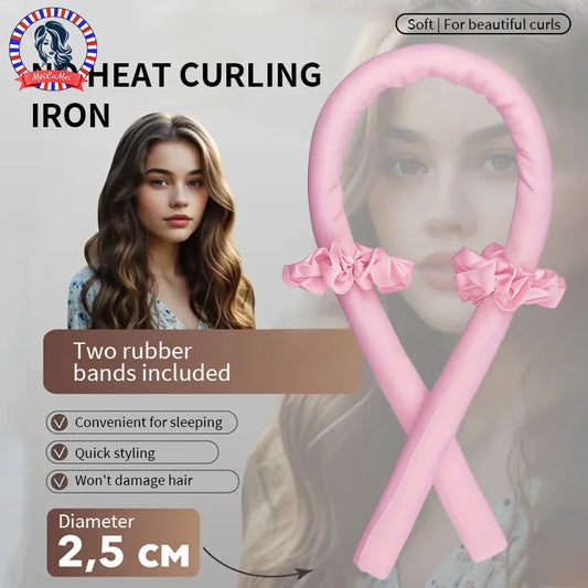 Soft Bloomers Satin Curling Set – Effortless Waves While You Sleep